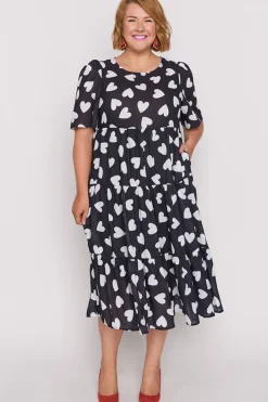 Lorraine Designs Loose Dresses | Casual Dresses*Saturn Hearts a Flutter Dress