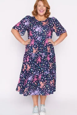 Lorraine Designs Casual Dresses | Shift Dresses*Saturn Octopus Garden Dress