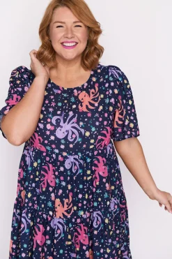 Lorraine Designs Casual Dresses | Shift Dresses*Saturn Octopus Garden Dress