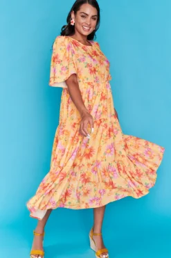 Lorraine Designs Casual Dresses | Shift Dresses*Saturn Sunflower Haze Dress