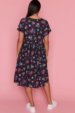 Lorraine Designs Casual Dresses | Shift Dresses*Savannah Paisley Hearts Dress