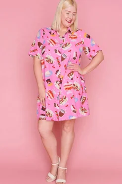 Lorraine Designs Casual Dresses | Shirt Dresses*Scarlet Christmas Sweet Tooth Dress