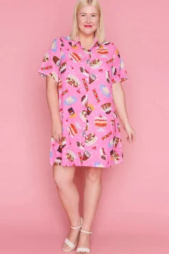 Lorraine Designs Casual Dresses | Shirt Dresses*Scarlet Christmas Sweet Tooth Dress