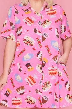 Lorraine Designs Casual Dresses | Shirt Dresses*Scarlet Christmas Sweet Tooth Dress