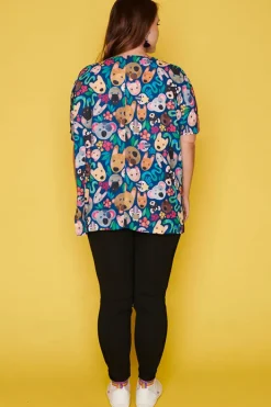 Lorraine Designs Tops*Serena Aussie Animalia Top