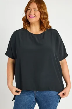 Lorraine Designs Tops*Serena Black Top