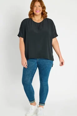 Lorraine Designs Tops*Serena Black Top