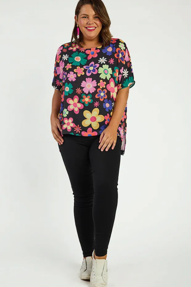 Lorraine Designs Tops | Casual Dresses*Serena Daisy Pop Top