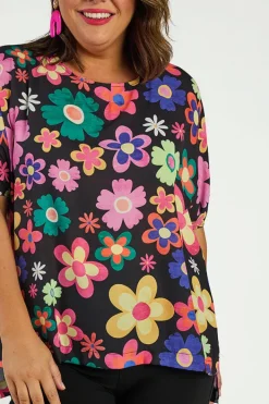 Lorraine Designs Tops | Casual Dresses*Serena Daisy Pop Top