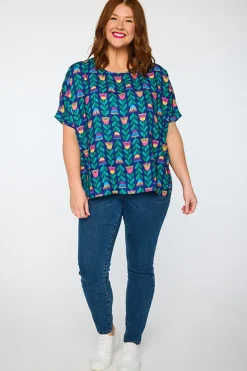 Lorraine Designs Tops | Casual Dresses*Serena Eucalyptus Buds Top