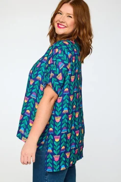 Lorraine Designs Tops | Casual Dresses*Serena Eucalyptus Buds Top