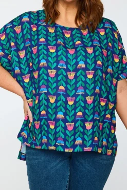 Lorraine Designs Tops | Casual Dresses*Serena Eucalyptus Buds Top