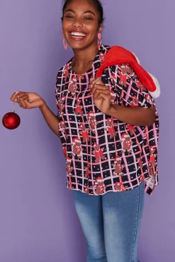 Little Party Dress Tops*Serena Gingerbread Christmas Top