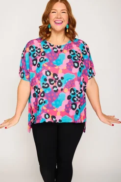 Lorraine Designs Tops | Casual Dresses*Serena Inky Leopard Top