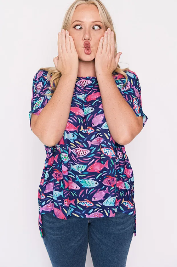 Lorraine Designs Tops*Serena Keep Swimming Top