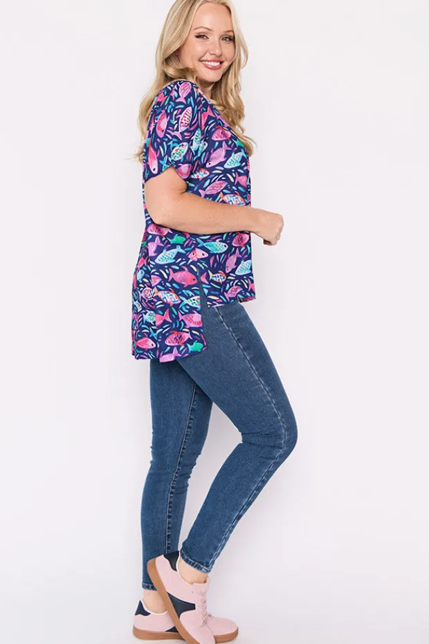 Lorraine Designs Tops*Serena Keep Swimming Top