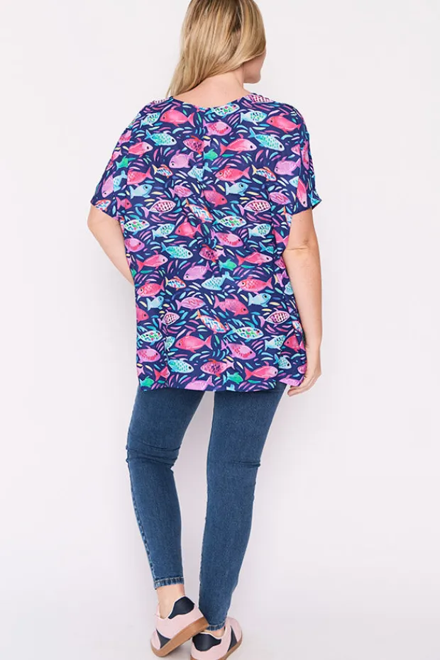Lorraine Designs Tops*Serena Keep Swimming Top