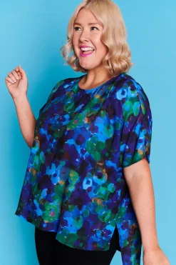 Lorraine Designs Tops*Serena Midnight Garden Top