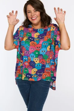 Lorraine Designs Tops*Serena Monster Emotions Top