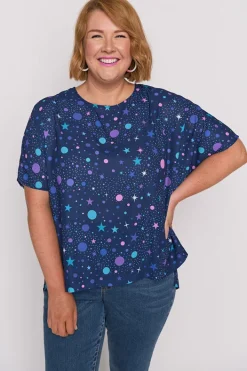 Lorraine Designs Tops*Serena Nebula Top
