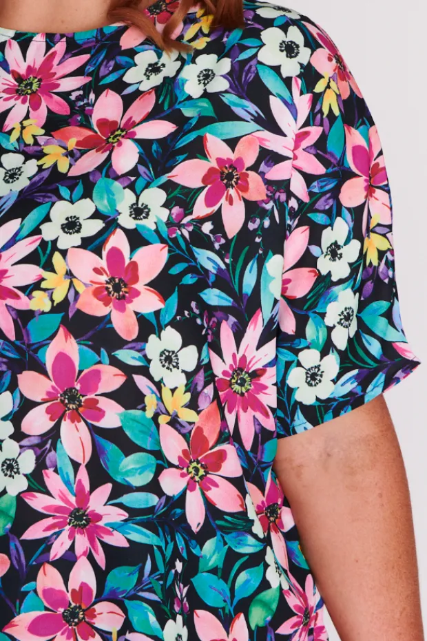 Lorraine Designs Tops*Serena Neon Bloom Top