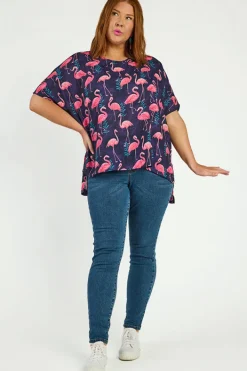 Lorraine Designs Tops | Casual Dresses*Serena OG Flamingo Top