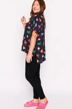 Lorraine Designs Tops*Serena Poodles Top