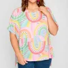 Lorraine Designs Tops*Serena Rainbow Vibing Top