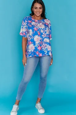 Lorraine Designs Tops*Serena Red Drop Top
