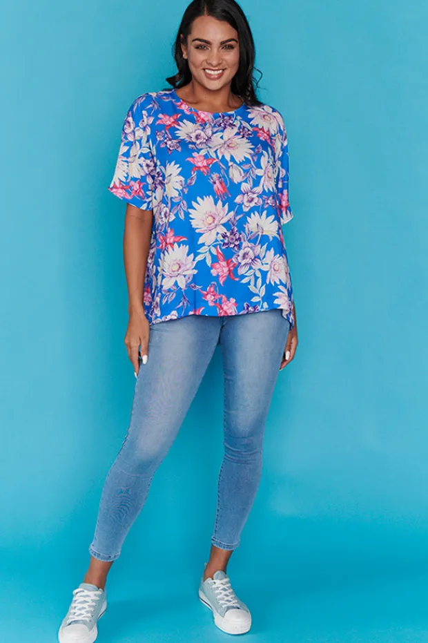 Lorraine Designs Tops*Serena Red Drop Top