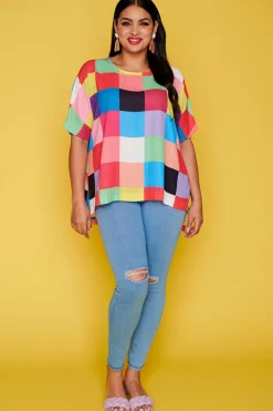 Lorraine Designs Tops*Serena Rubik's Cube Top