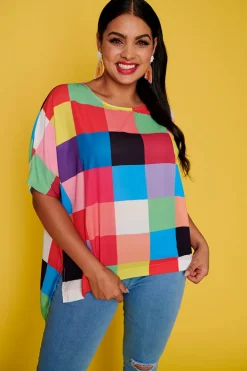Lorraine Designs Tops*Serena Rubik's Cube Top