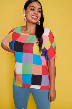 Lorraine Designs Tops*Serena Rubik's Cube Top