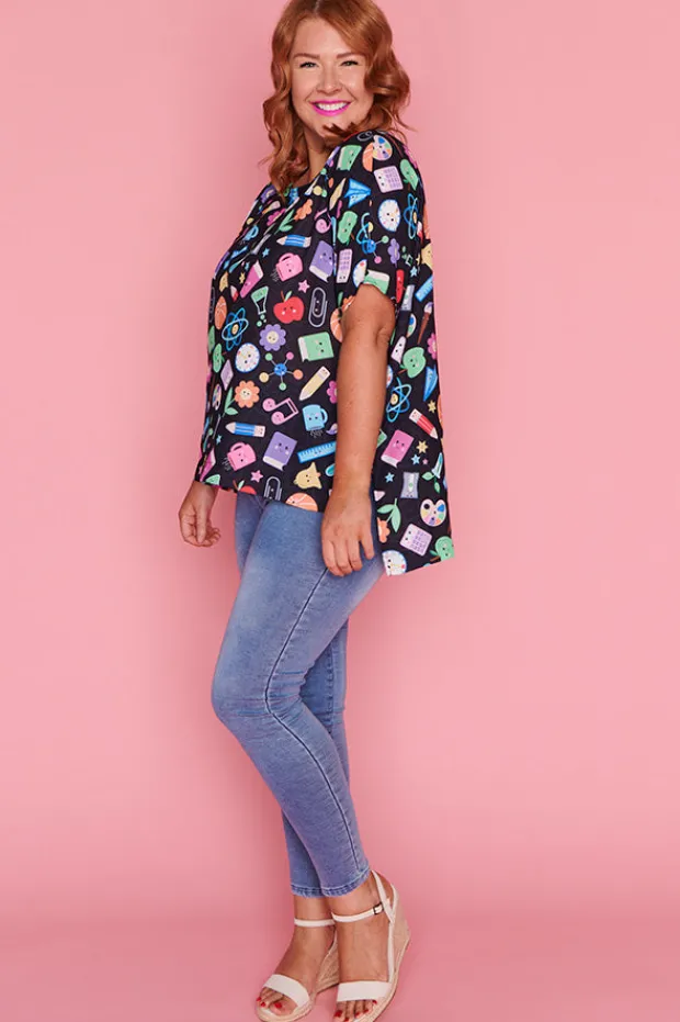 Lorraine Designs Tops*Serena School Days Top