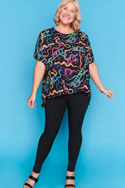 Lorraine Designs Tops*Serena Snakes & Ladders Top