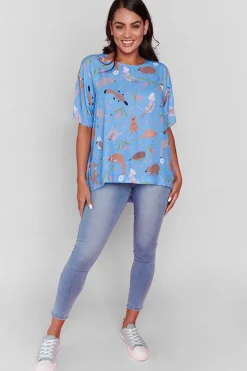 Lorraine Designs Tops*Serena Sweet Aussie Animals Top