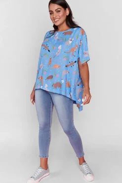 Lorraine Designs Tops*Serena Sweet Aussie Animals Top