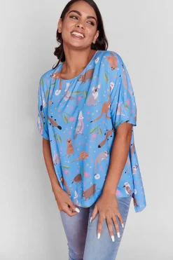 Lorraine Designs Tops*Serena Sweet Aussie Animals Top