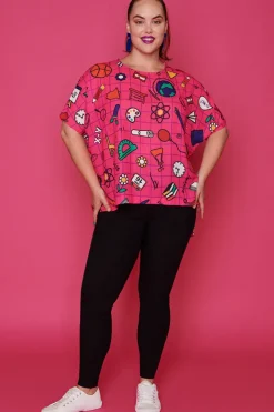 Lorraine Designs Tops*Serena Teachers Pink Top