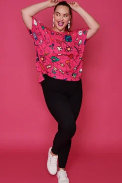 Lorraine Designs Tops*Serena Teachers Pink Top