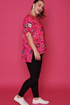 Lorraine Designs Tops*Serena Teachers Pink Top