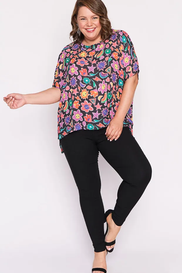 Lorraine Designs Tops*Serena Upsy Daisy Top
