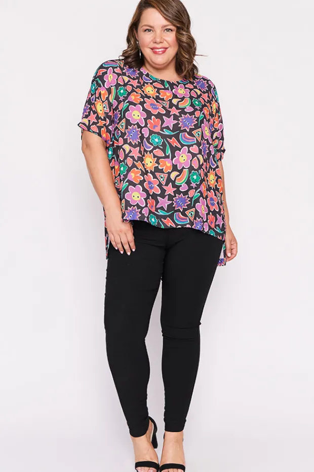Lorraine Designs Tops*Serena Upsy Daisy Top