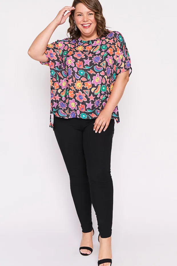 Lorraine Designs Tops*Serena Upsy Daisy Top