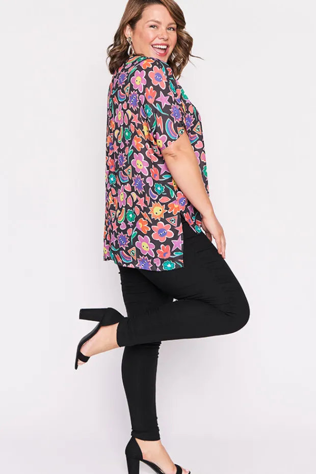 Lorraine Designs Tops*Serena Upsy Daisy Top
