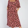 Paper Heart Fit & Flare Dresses | Off The Shoulder Dresses*Sheryl Yarli Creative Dress