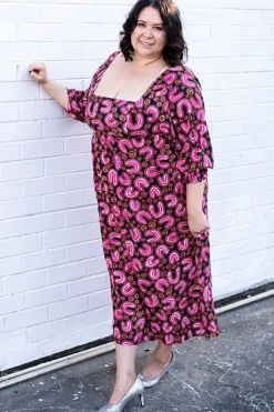 Paper Heart Fit & Flare Dresses | Off The Shoulder Dresses*Sheryl Yarli Creative Dress