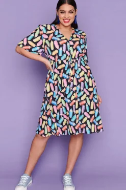 Lorraine Designs Casual Dresses | Fit & Flare Dresses*Siena Colour Me Happy Dress*