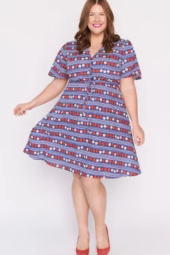Lorraine Designs Casual Dresses | Knee Length Dresses*Siena Cotton Adoring Apples Dress