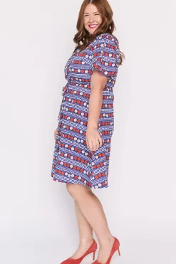 Lorraine Designs Casual Dresses | Knee Length Dresses*Siena Cotton Adoring Apples Dress
